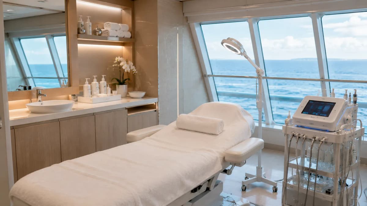Spa career at sea on a cruise ship